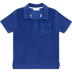 Minnow Blue Terry Cloth Sweatshirt Size 3/4t